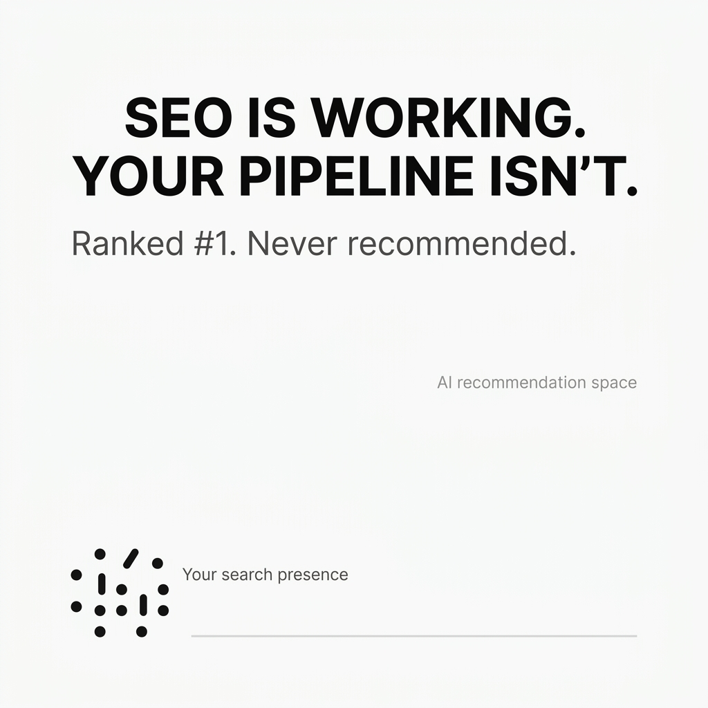 When Your Pipeline Converts But Your Market Share Doesn’t: The Authority Infrastructure Gap